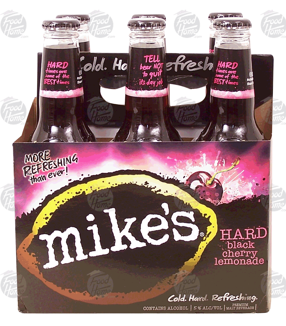 Mike's Hard black cherry lemonade malt beverage, 5% alc. by vol., 11.2-fl. oz. Full-Size Picture